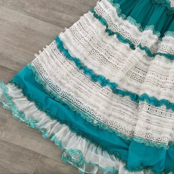 CHIO TIER LACE MAXI SET AQUA - Picture 3 of 6